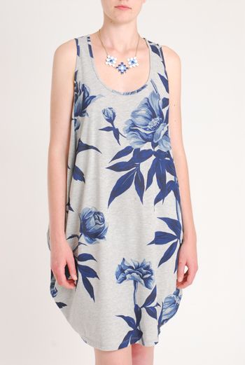 SS10 CHELSEA JERSEY DRESS - GREY