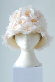SS09 LITTLE FLOWER HAT - PINK