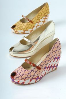 SS09 METALLIC WEDGE - SILVER