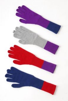 AW09/10 KNITTED GLOVES - PURPLE