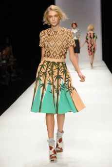 SS10 BAMBOO SKIRT - MINT - Other Image