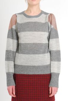 AW10/11 PARADOX LUREX JUMPER GREY