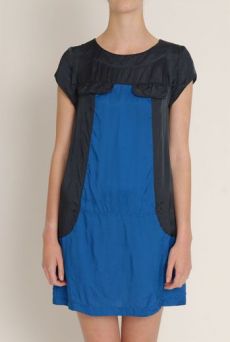 SS13 VISCOSE TWILL SUNFLOWER DRESS