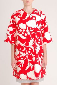 SS10 BLOOMSBURY DUNE COAT - RED