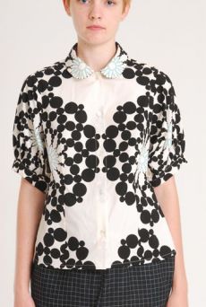 SS10 DOILY BLOUSE - WHITE