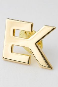 E K MONOGRAM PIN